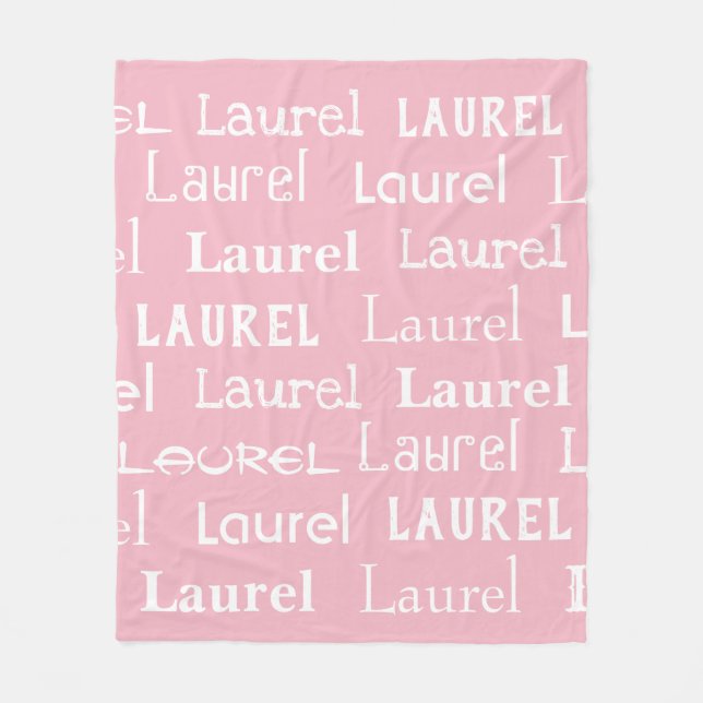 Polaire Couverture nommée répétée (Devant)