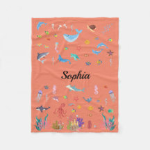 Couverture Océanique Pour Bébés, Enfants, Adultes