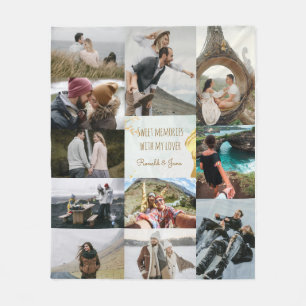 Polaire Couverture personnalisée avec photo Plaid person