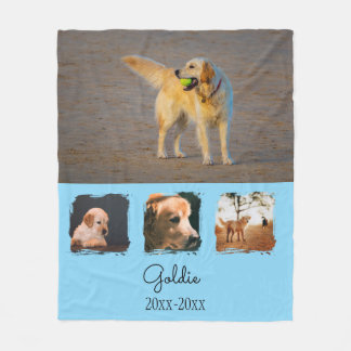 Polaire Couverture personnalisée pour animaux de compagnie