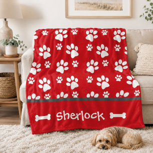 Polaire Couverture personnalisée sarcelle pour chien, cade