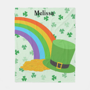 Polaire Couverture personnalisée St. Patrick's Day