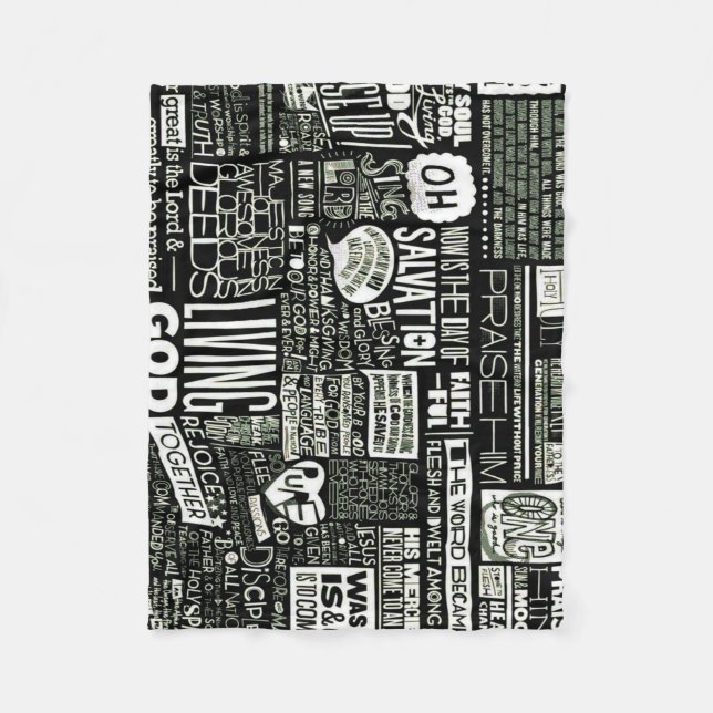 Polaire Couverture positive d'ouatine de collage (Devant)