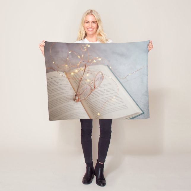 Polaire Couverture pour les amateurs de livres (En situation)