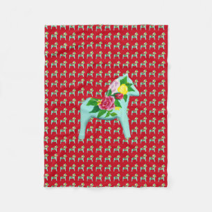 Polaire Couverture rose Horse