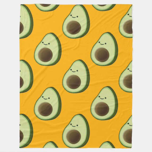 Polaire Couverture Sherpa à motif de dessin animé de avoca (Devant)