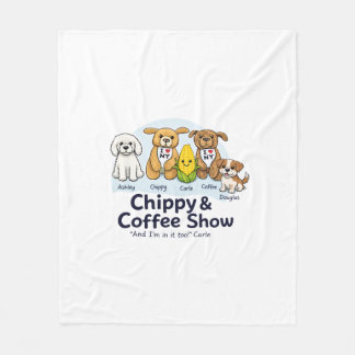 Polaire Couverture Show Chippy&Coffee