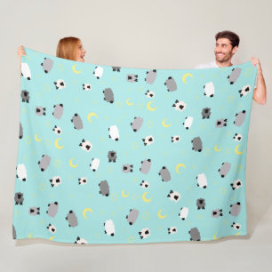 Polaire Couverture somnolente   B4L de moutons de la