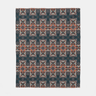 Polaire Couverture style artisan