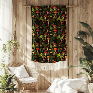 Polaire Couverture Tons Terreux Cottagecore Magie de la Fo