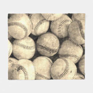 Polaire Couverture vintage d'ouatine de base-ball