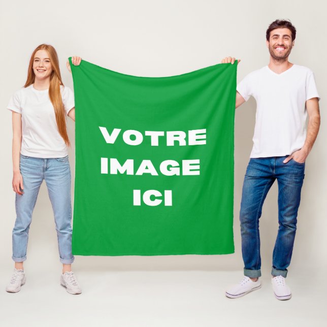 Polaire Couverture - Votre image ici (En situation)