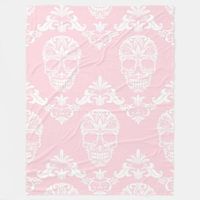 Polaire crâne victorien rose couverture (Devant)