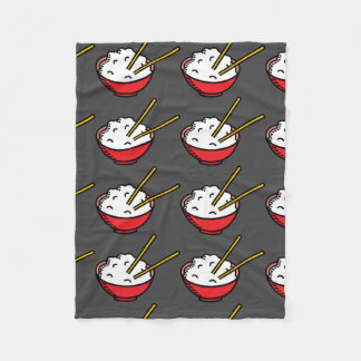 Polaire Cuvette de couverture d'ouatine de riz