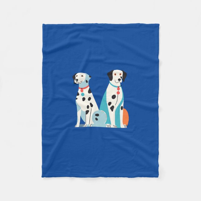 Polaire dalmatiens couverture bébé (Devant)