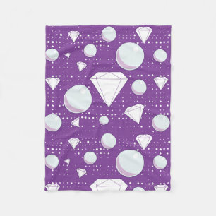 Polaire Diamants et perles Jeter la couverture