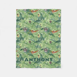 Polaire Disney Jungle Livre Jungle Motif Nom Couverture