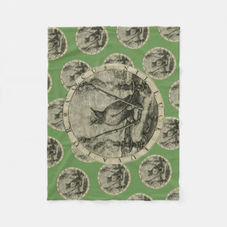 Polaire Emblème antique - hibou - lumière de couverture de