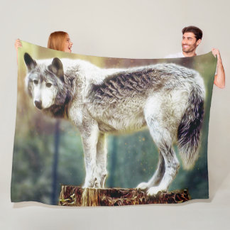 Polaire Grande couverture de loup (S, M, L tailles)