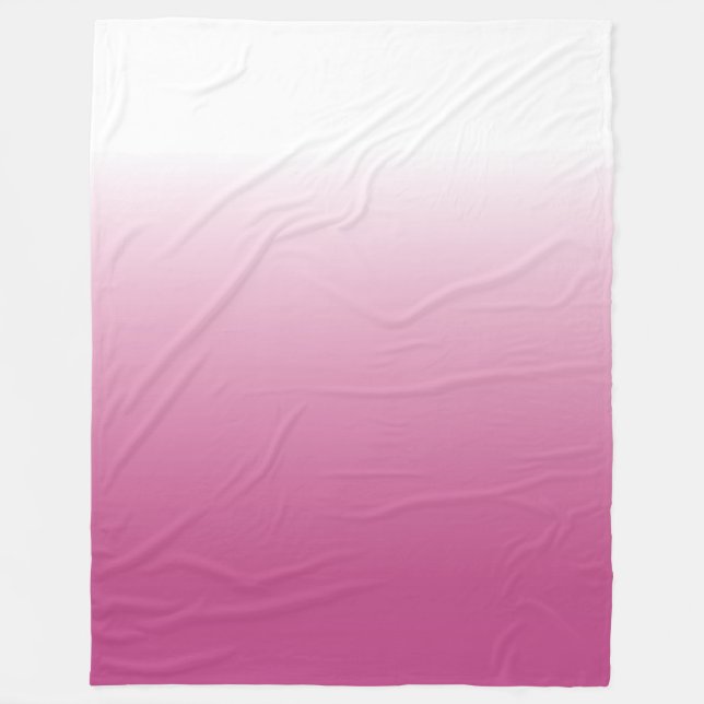 POLAIRE GRANDE COUVERTURE DU ROSE OMBRE (Devant)