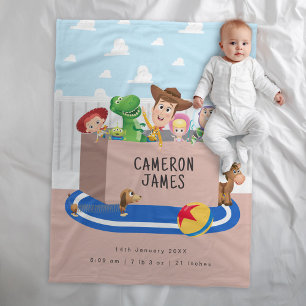 Polaire Histoire de jouets personnalisée Couverture bébé S