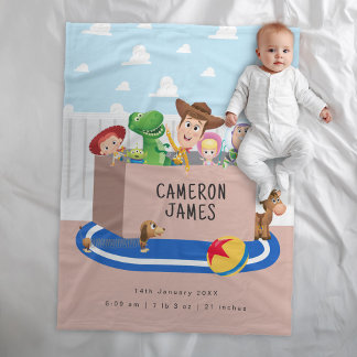 Polaire Histoire de jouets personnalisée Couverture bébé S