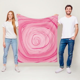 Polaire Juste une couverture d'ouatine de rose, milieu