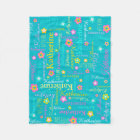 Katherine nom personnalisé aqua couverture rose
