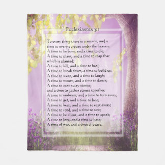 Polaire KRW Ecclesiastes à tout couverture d'écriture