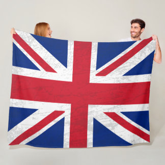 Polaire La couverture du drapeau britannique - Une tapisse