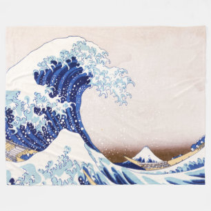 Polaire Le Japonais ondule la couverture d'ouatine