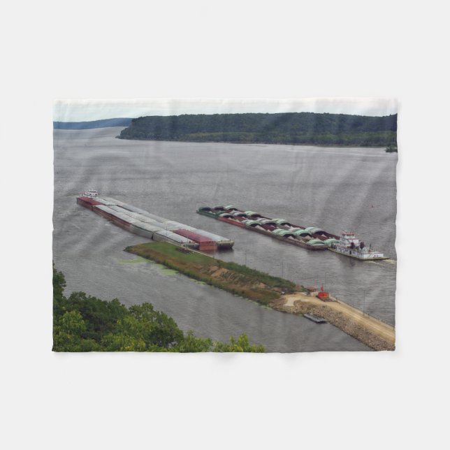 Polaire Lignes Passant la couverture (Devant (Horizontal))