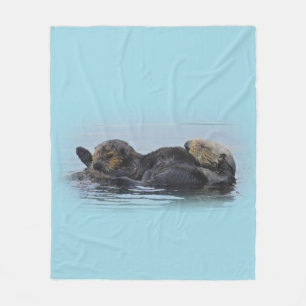 Polaire Loutre de maman mer et son bébé, couverture