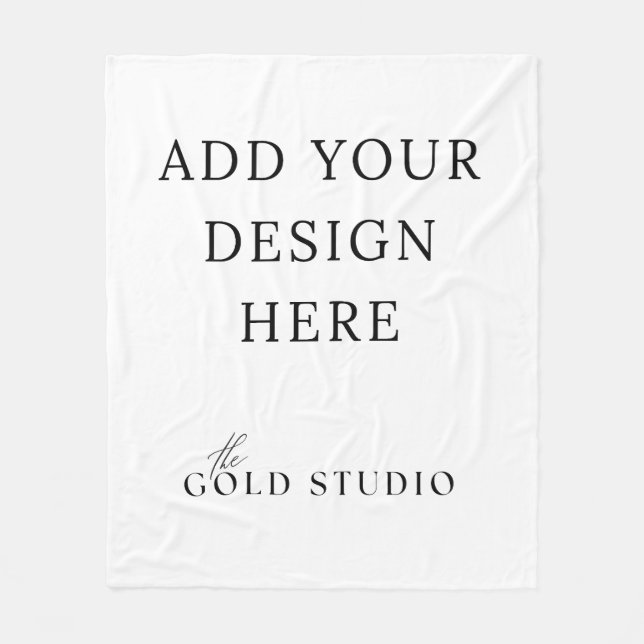 Polaire Modèle blanc Couverture Créer votre propre Jeu (Devant)