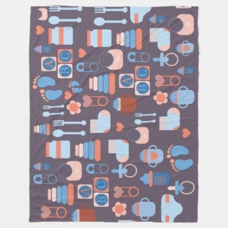 Polaire Motifs mignons de bébé de la couverture | partout