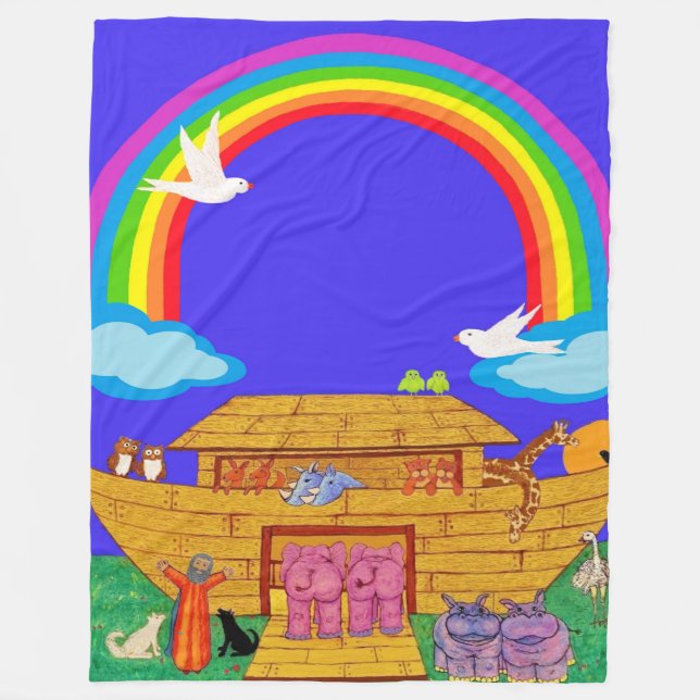 Polaire Noah's Ark, Nursery / Couverture Arc Arc Arc Arc E (Devant)