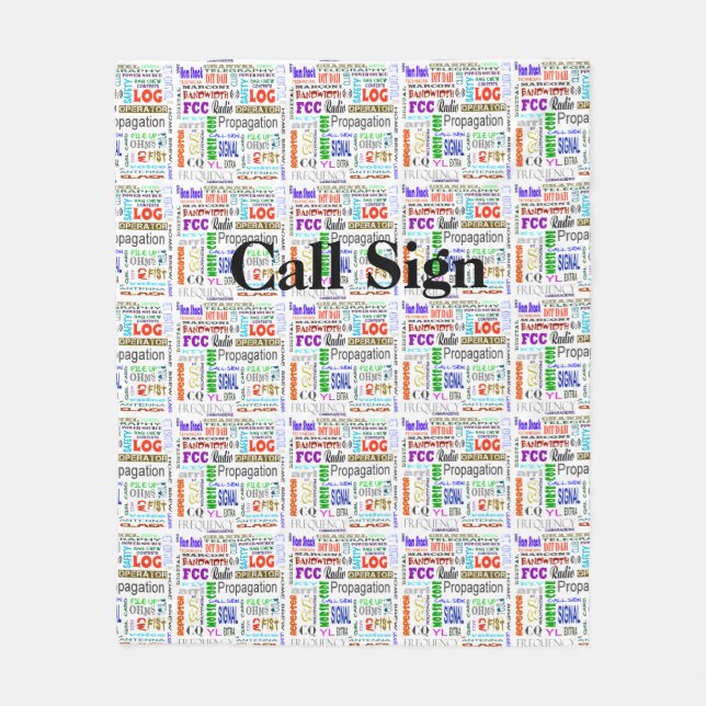 Polaire Personnaliser de couverture d'ouatine de collage (Devant)