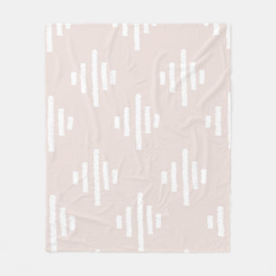 Polaire Rougissent la couverture rose d'Ikat
