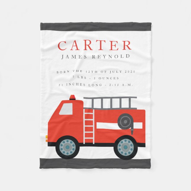 Polaire Statistiques de naissance du camion-feu Couverture (Devant)