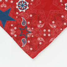 Vintage Américana Bandana Imprimer couverture en p