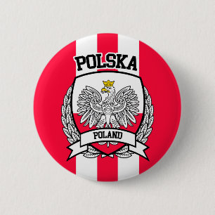 Poland 2 Inch Round Button