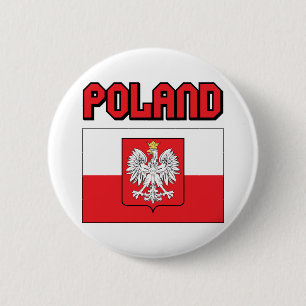 Poland 2 Inch Round Button