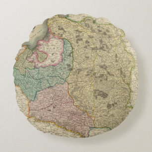 Poland 7 round pillow