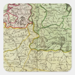 Poland and Lithuania Square Sticker
