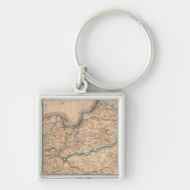 Poland and Russia Keychain (Front)
