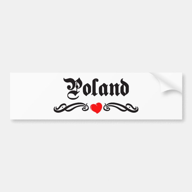 Poland Bumper Sticker (Front)