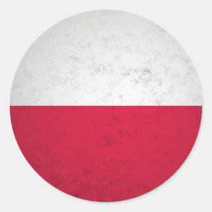 Poland Classic Round Sticker