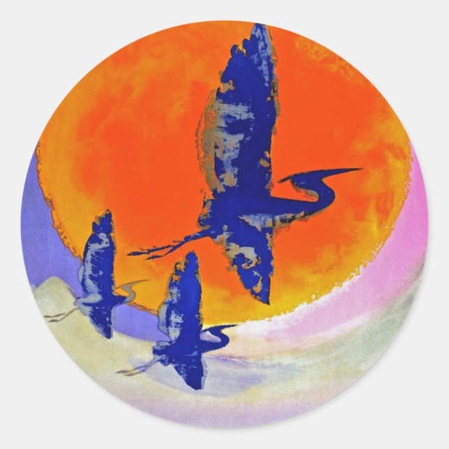 Poland Classic Round Sticker (Front)