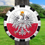 Poland Dartboard & Flag darts / game board<br><div class="desc">Dartboard: Poland & Coat of Arms,  Polish flag darts,  family fun games - love my country,  summer games,  holiday,  fathers day,  birthday party,  college students / sports fans</div>