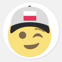 Poland Emoji Baseball Hat